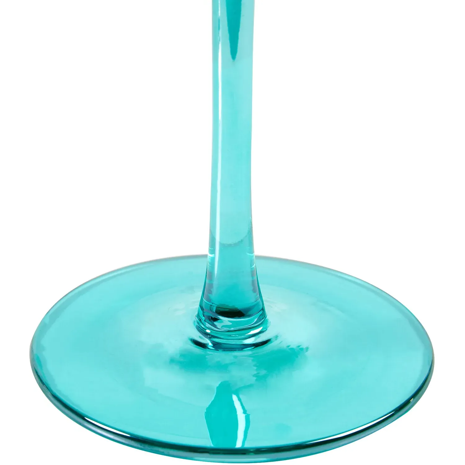 Hammered Lustre Wine Glass - Teal