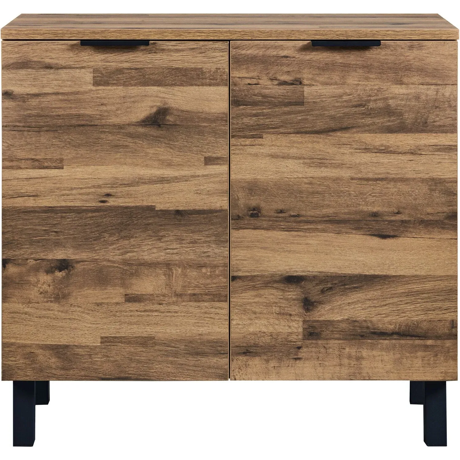 Hampshire 2 Door Compact Sideboard - Brown, Oak