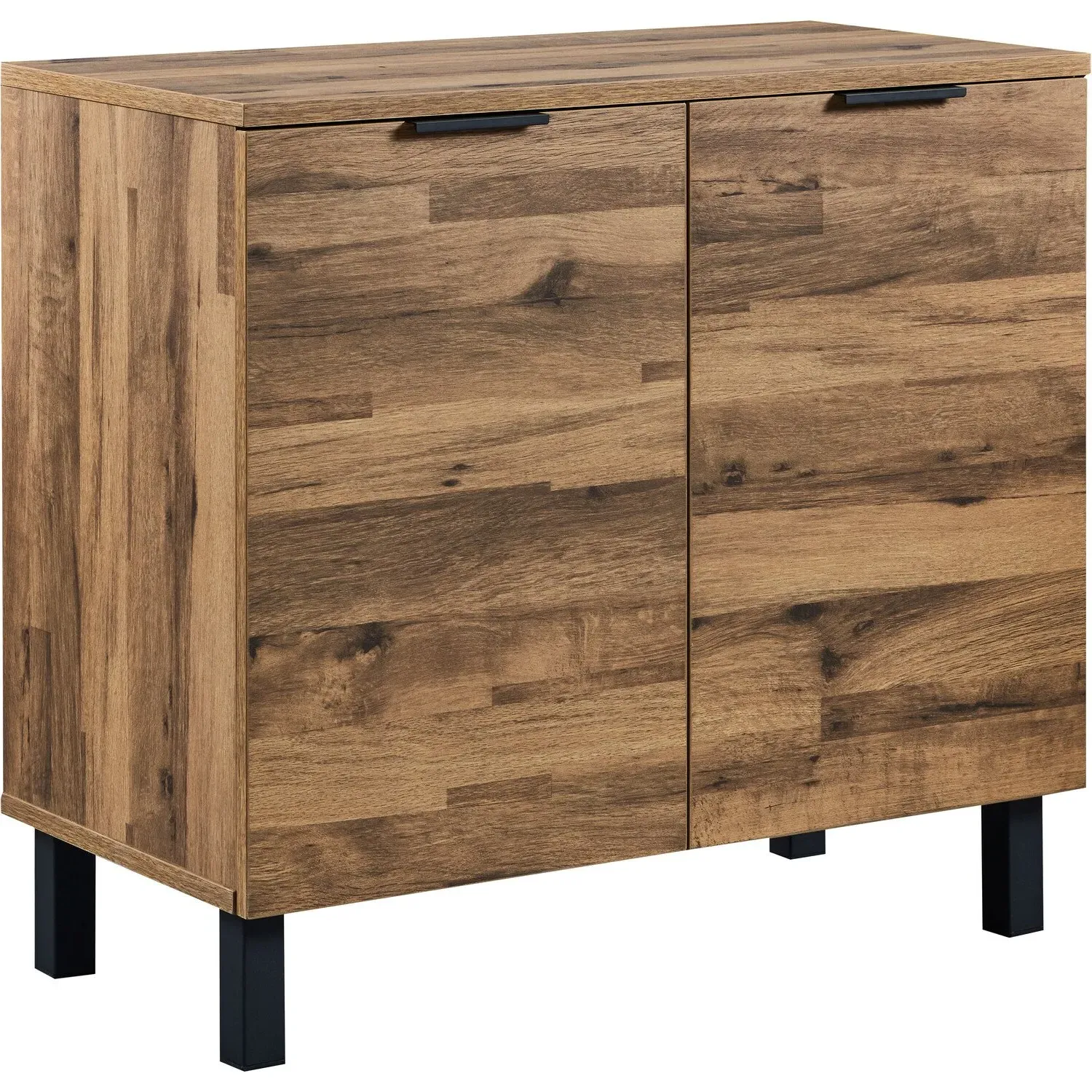 Hampshire 2 Door Compact Sideboard - Brown, Oak