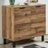 Hampshire 2 Door Compact Sideboard - Brown, Oak