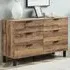 Hampshire 6 Drawer Chest of Drawers - Brown, Oak