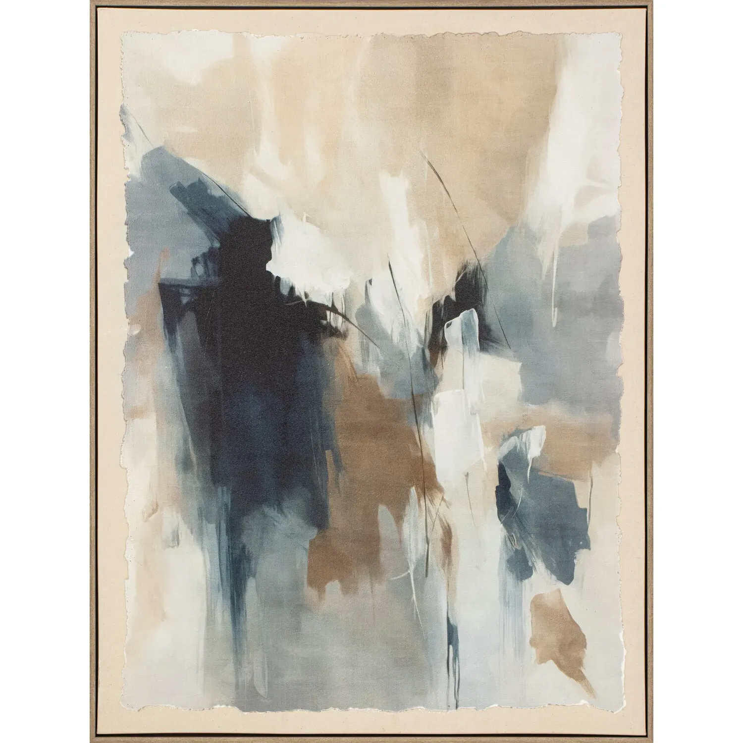 Hand Finished Misty Abstract Canvas