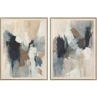 Hand Finished Misty Abstract Canvas