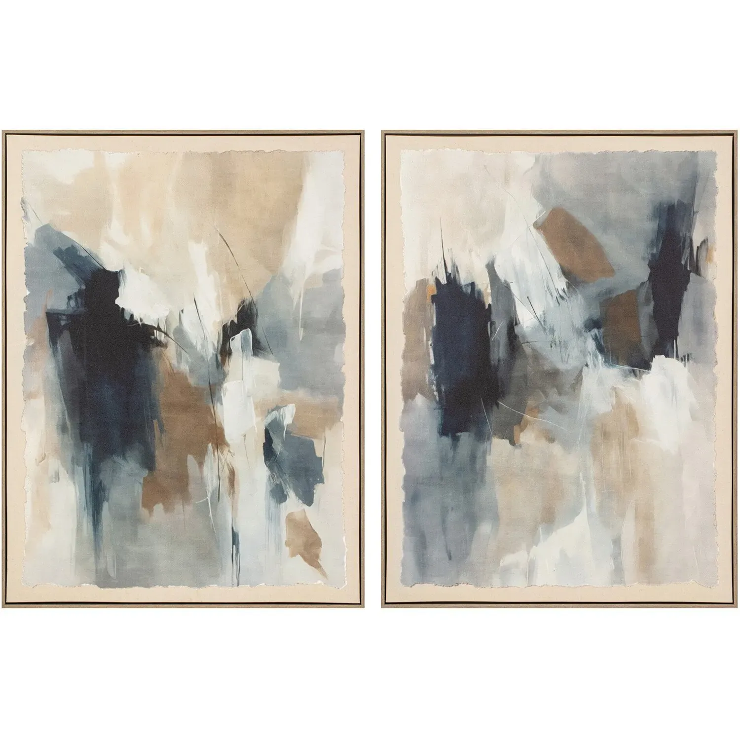 Hand Finished Misty Abstract Canvas image