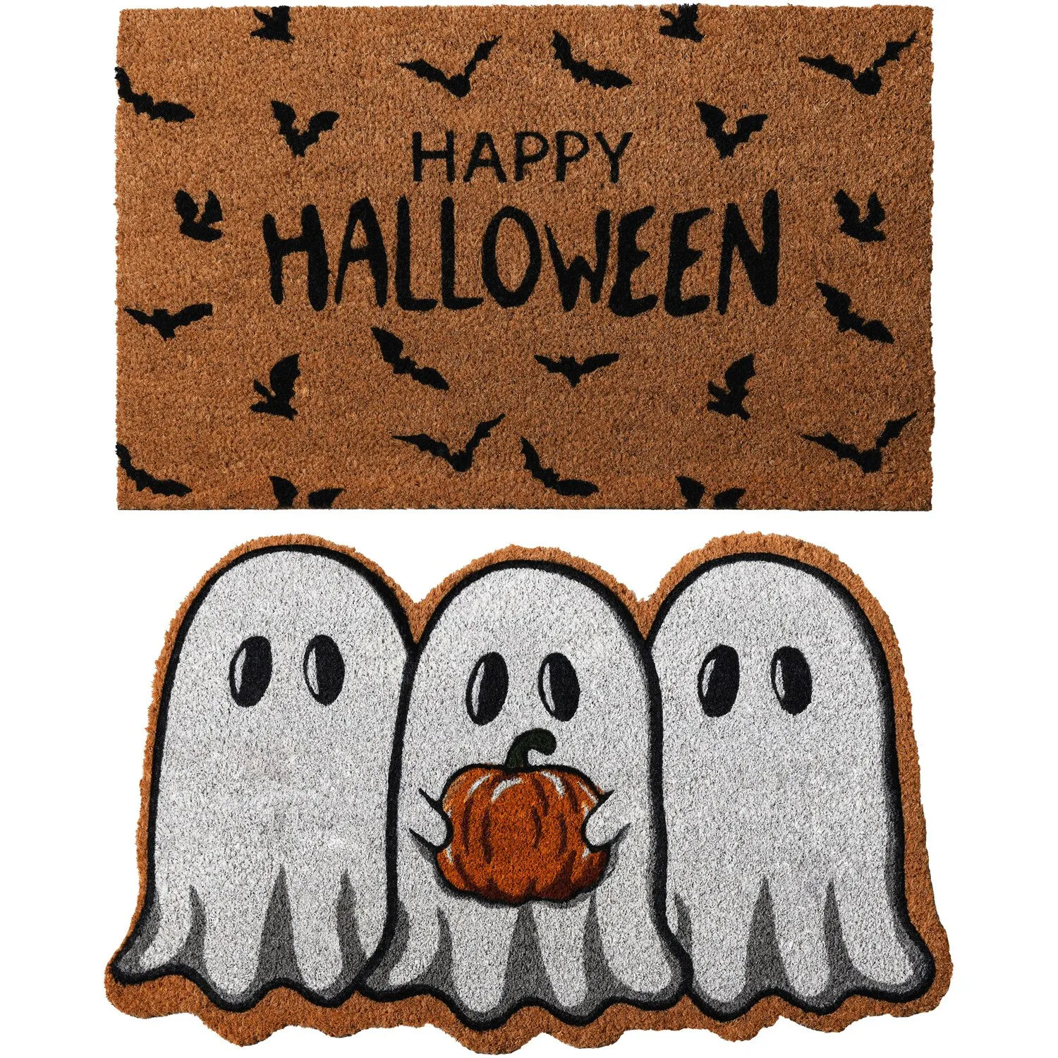 Happy Hallows Halloween Coir Mat - Multicolour