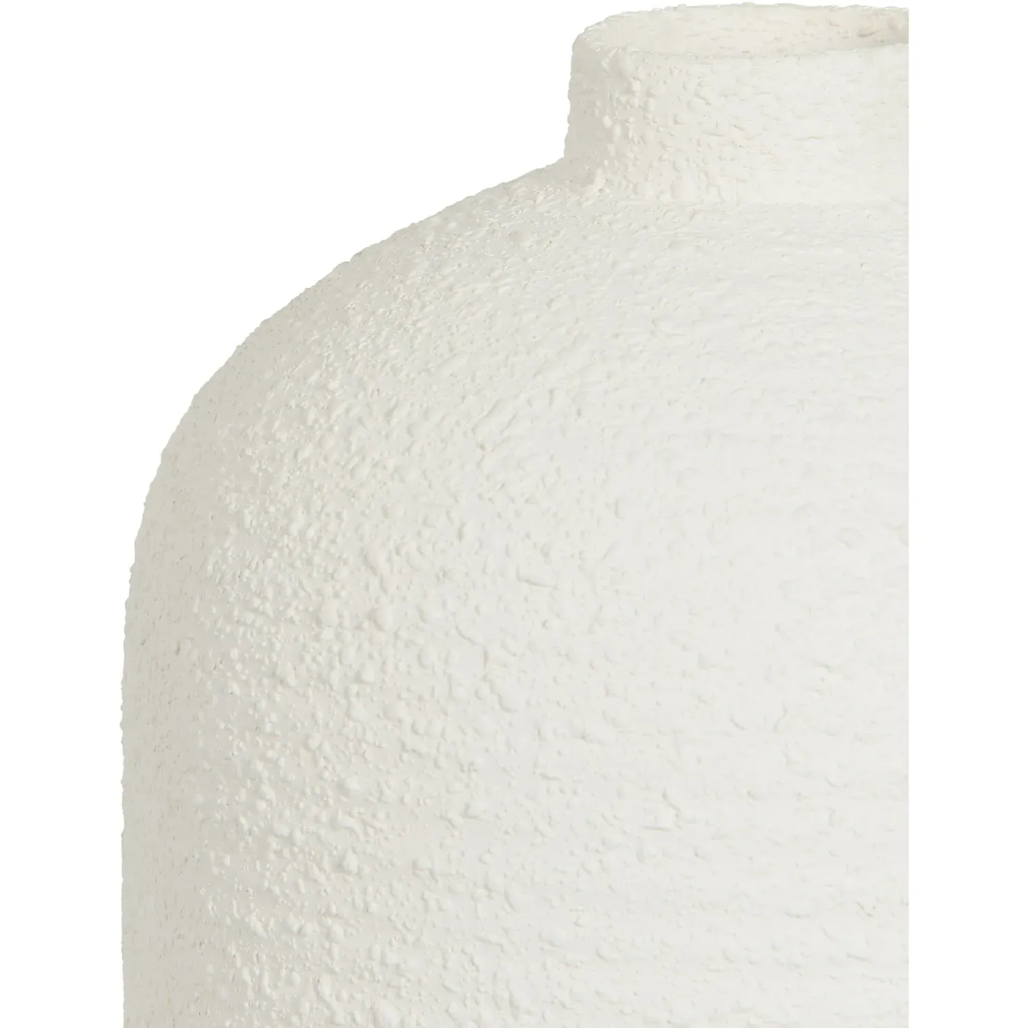 Harper Tall Textured Vase - White