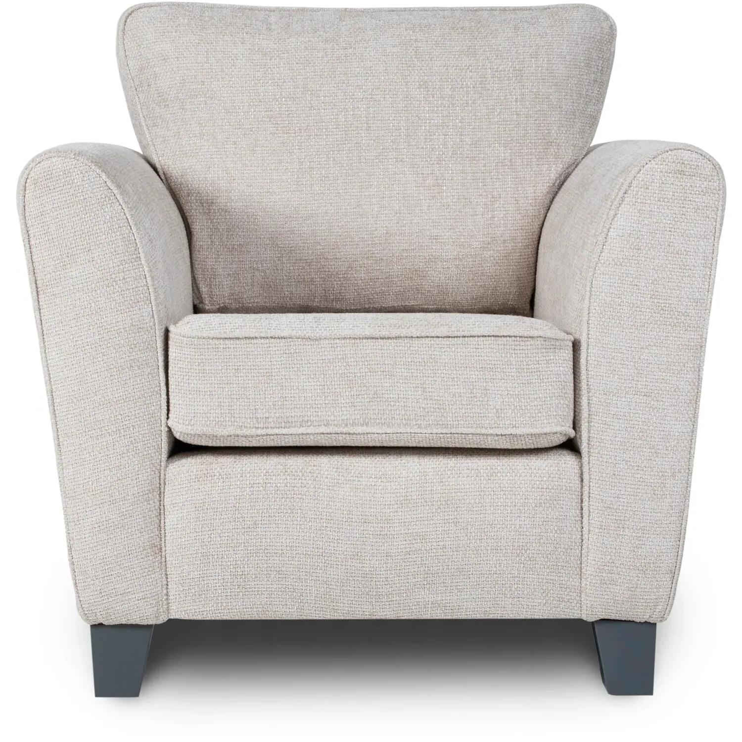 Harriet Fabric Armchair - Cream
