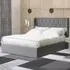 Harriet King Size Bed with Storage - Grey