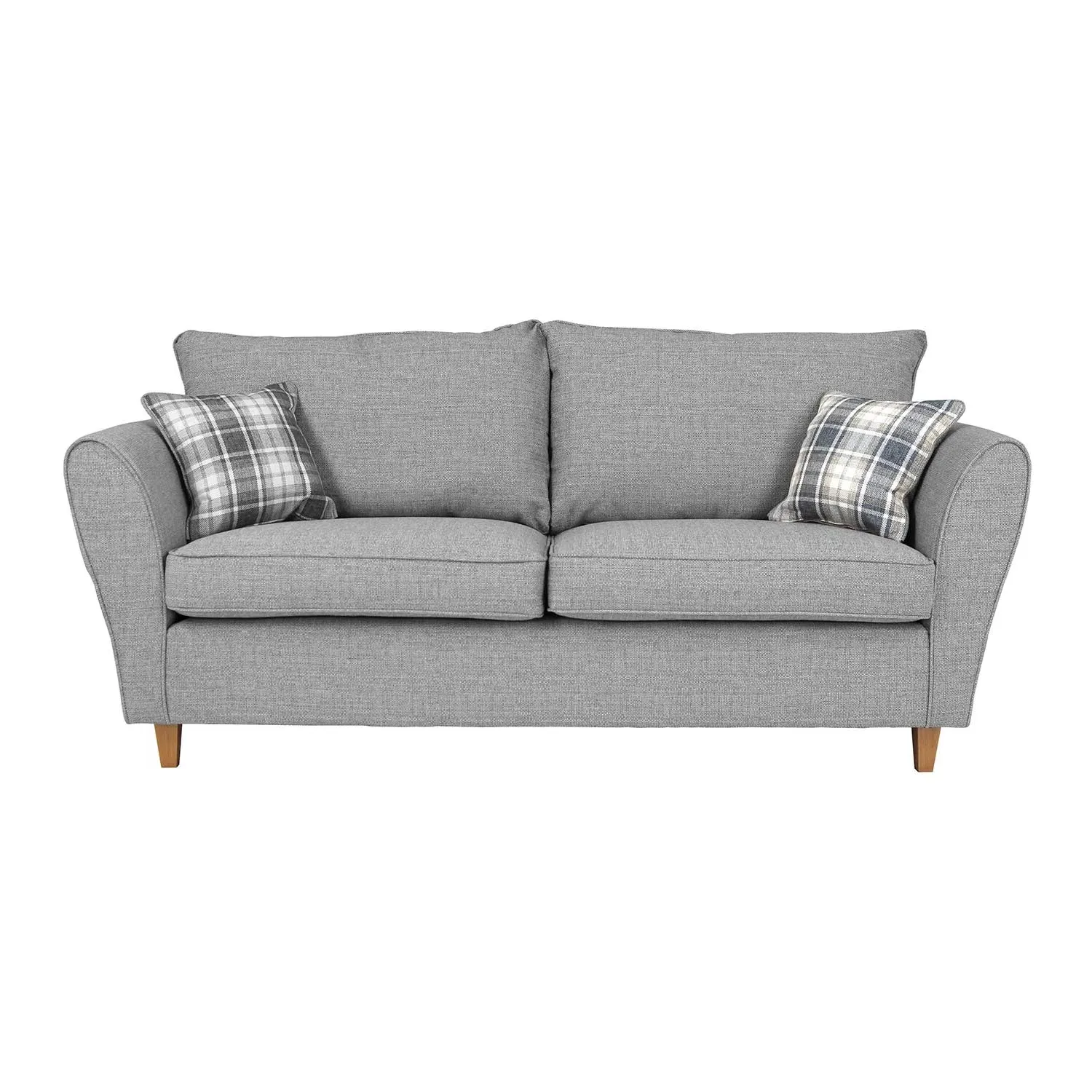 Harris 3-Seater Sofa - Grey, Fabric