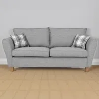 Harris 3-Seater Sofa - Grey, Fabric