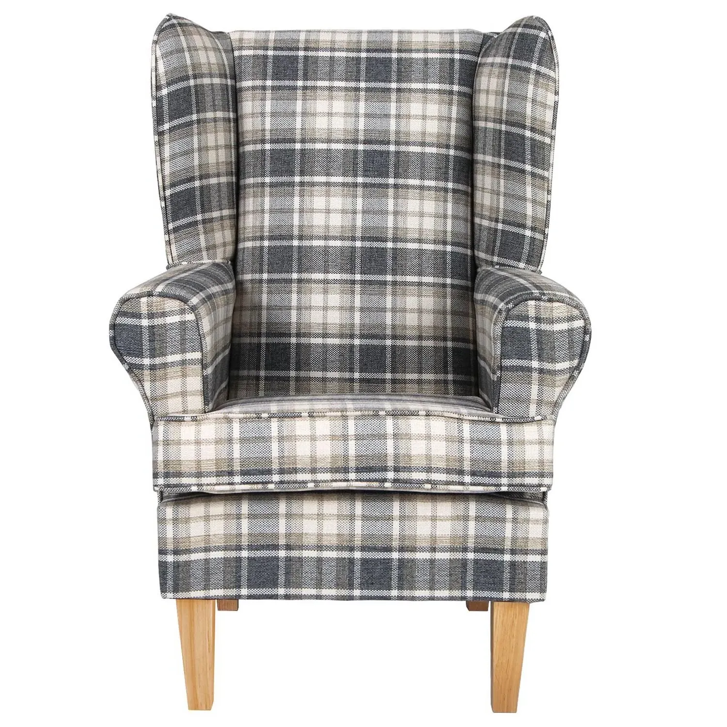 Harris Tartan Fabric Accent Chair