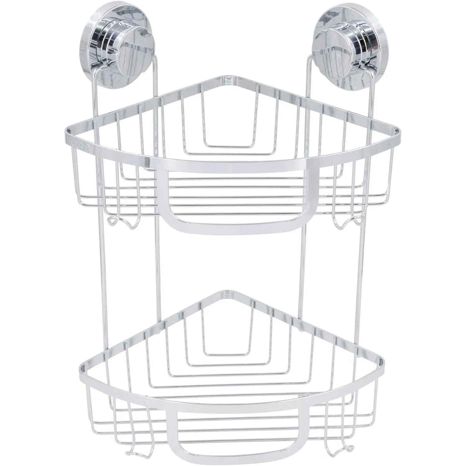 Harrow 2 Tier Corner Basket - Chrome
