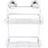 Harrow 2 Tier Rectangular Basket - Chrome