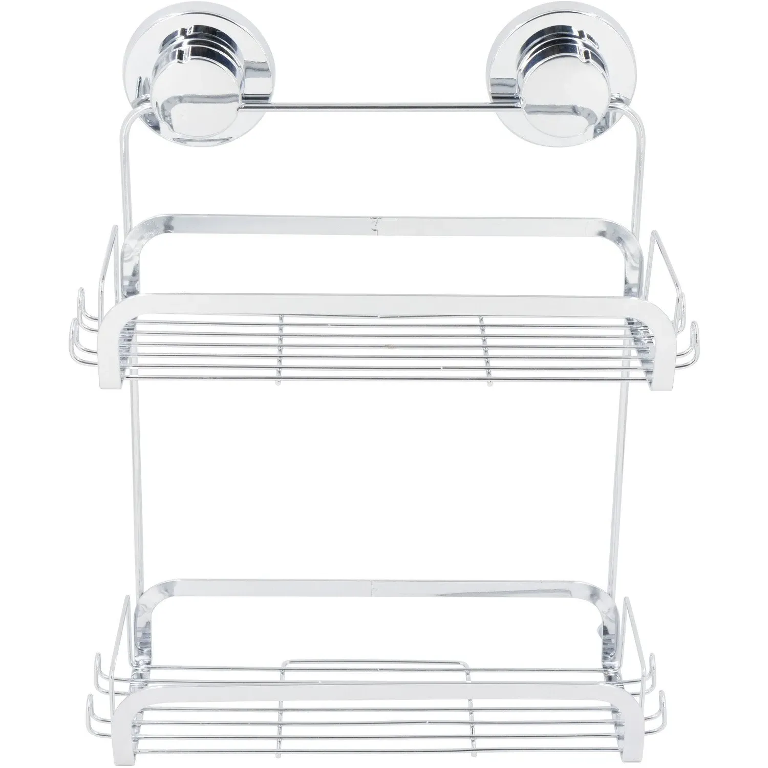 Harrow 2 Tier Rectangular Basket - Chrome