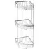 Harrow 3-Tier Corner Basket - Silver