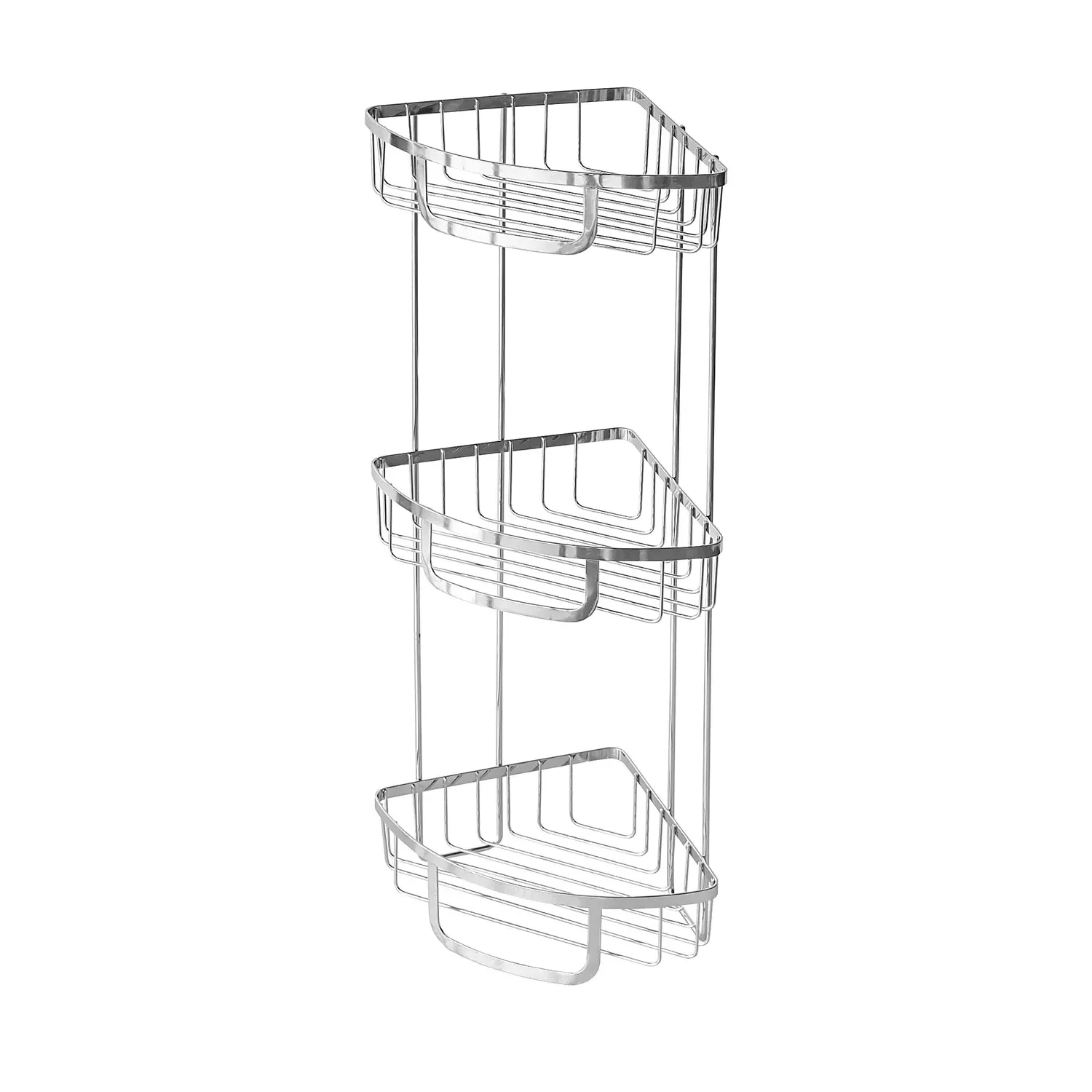 Harrow 3-Tier Corner Basket - Silver image