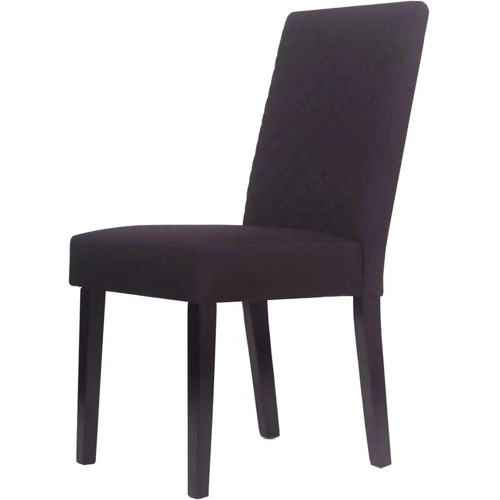 Hartley Dining Chair - Black, Rubberwood