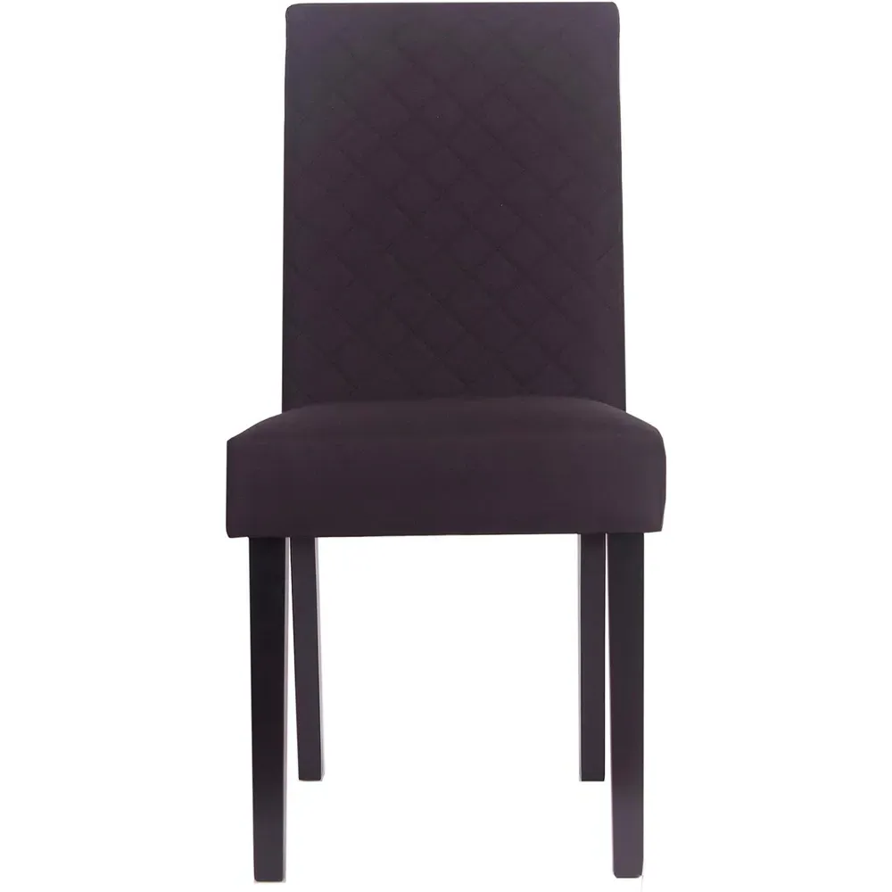 Hartley Dining Chair - Black, Rubberwood