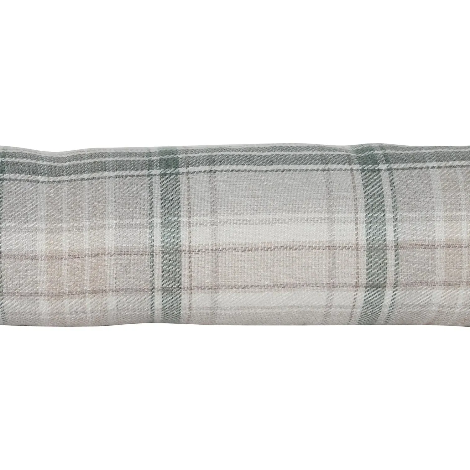 Hatfield Check Draught Excluder - Green