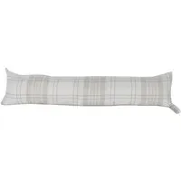 Hatfield Check Draught Excluder - Natural