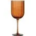 Hazel Wine Glass - Amber