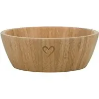 Heart Bamboo Serving Bowl - 20cm