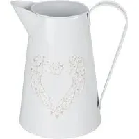 Heart Design Jug - Cream