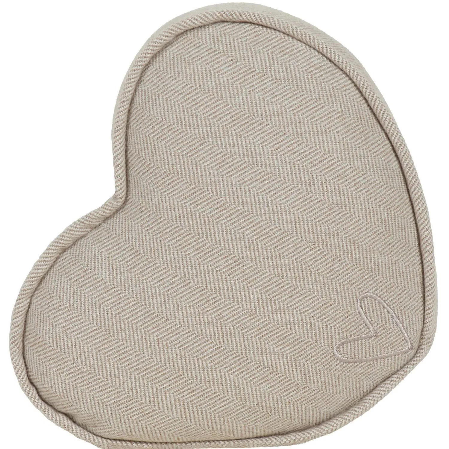 Heart Doorstop - Herringbone image