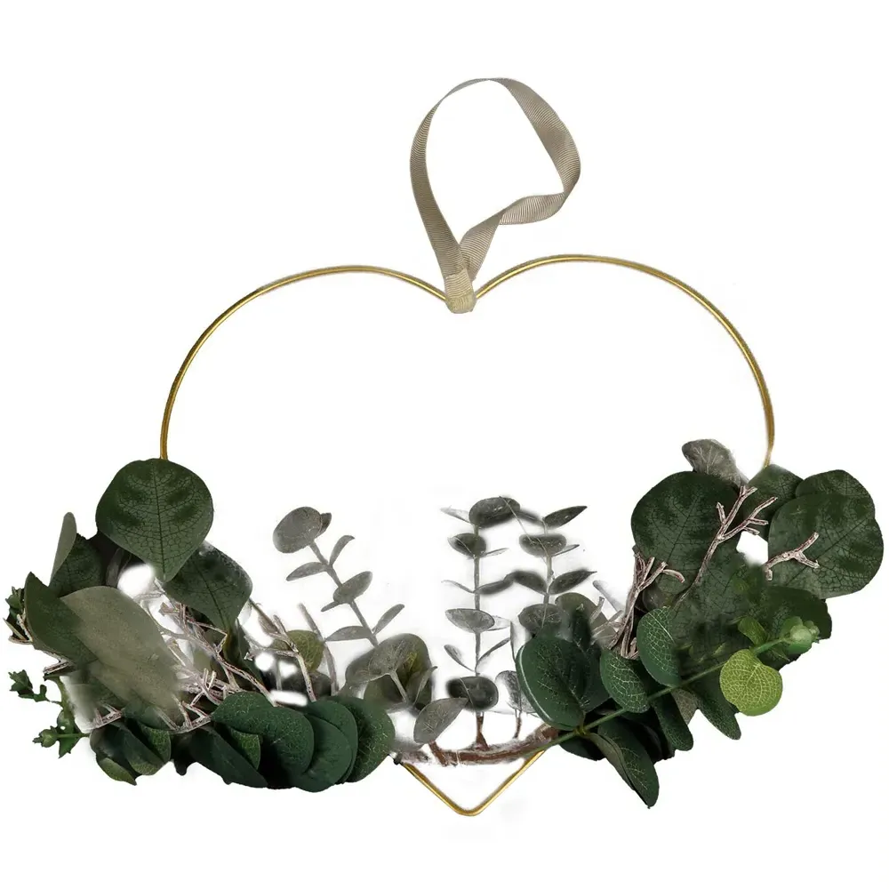 Heart Eucalyptus Wreath Hanging Ornament image