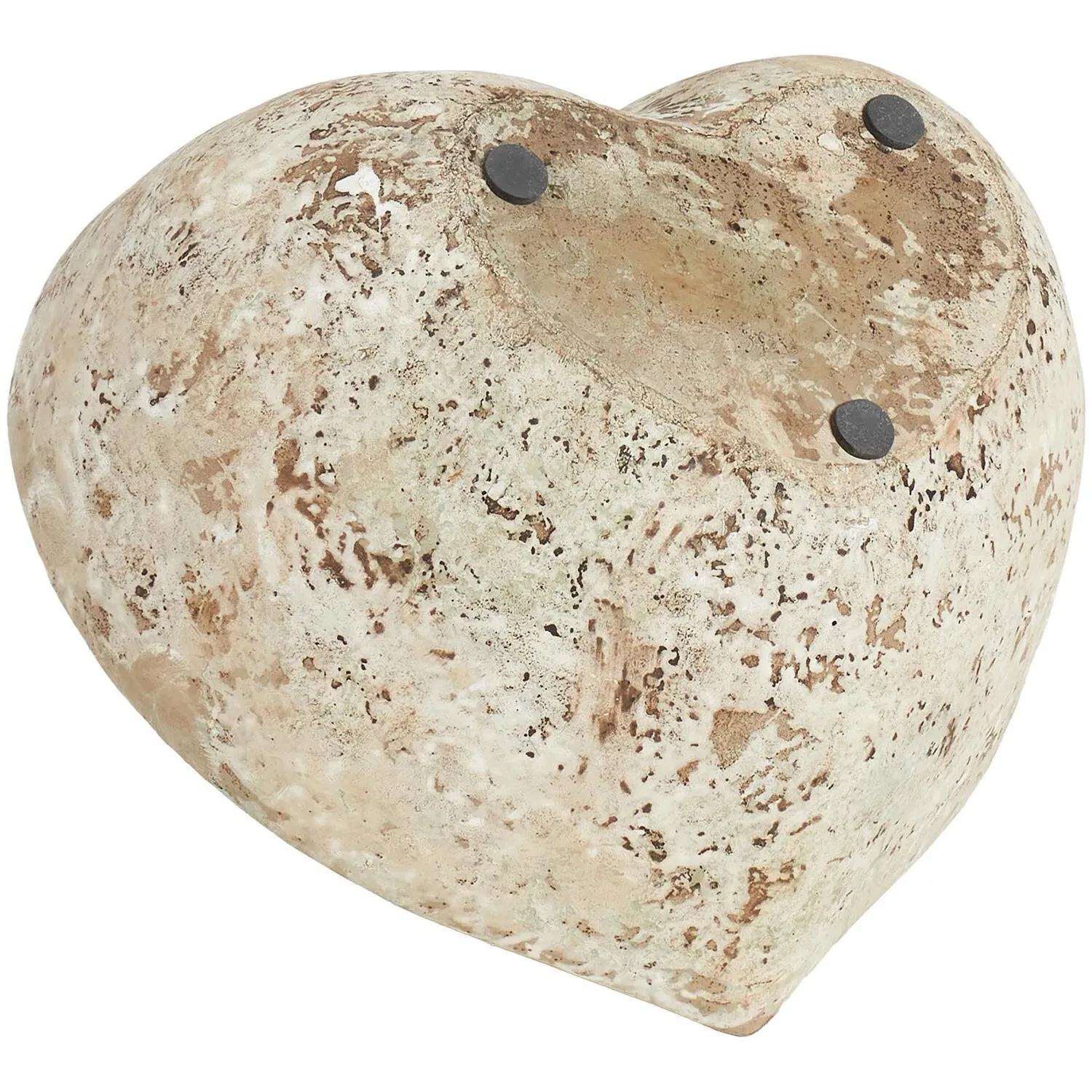 Heart Planter - Natural, Ceramic
