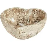 Heart Planter - Natural, Ceramic