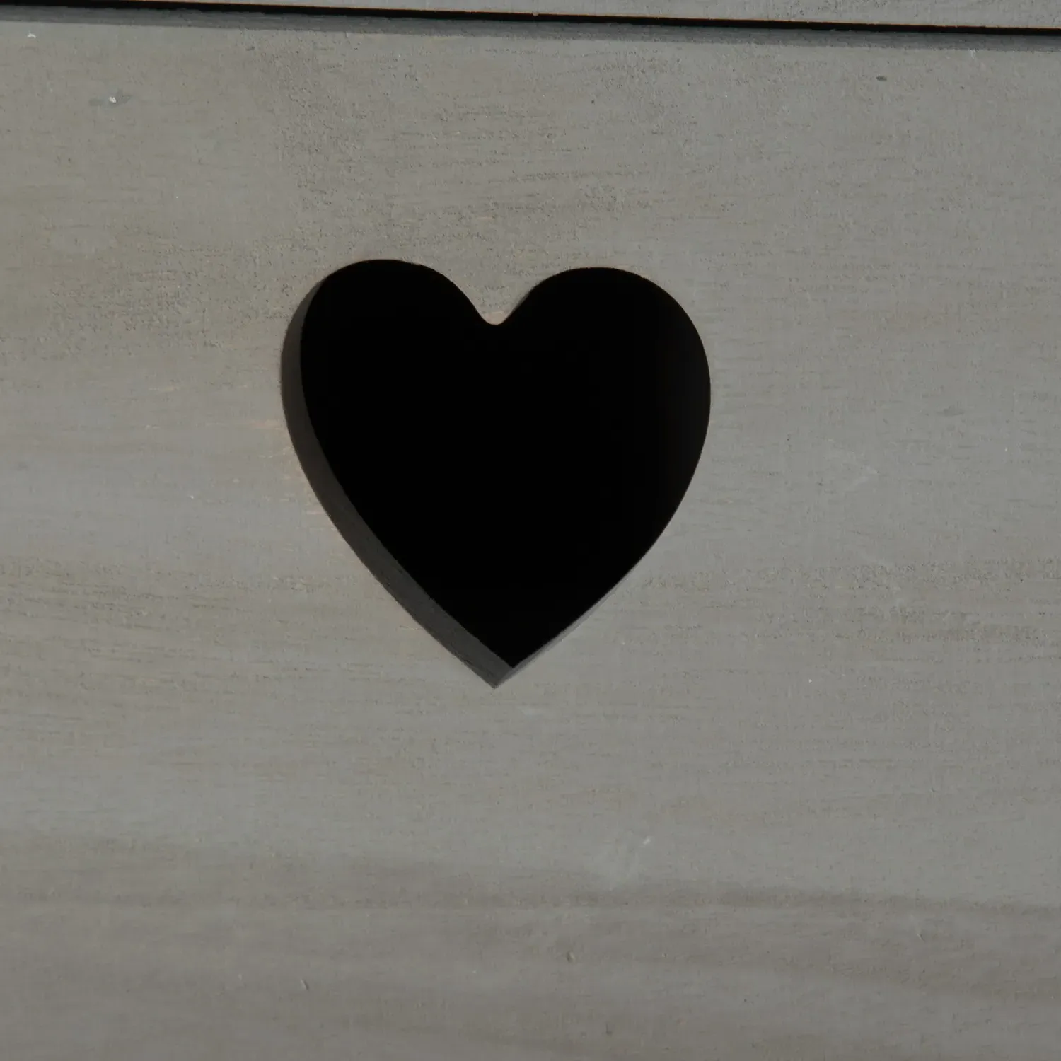 Hearts 3 Drawer Storage Unit - Grey