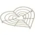 Hearts Heart-Shaped Trivet - Cream