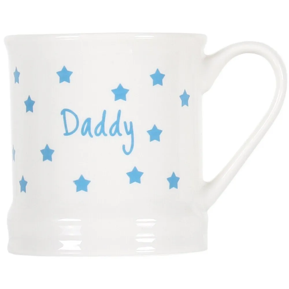 Hearts Mummy Daddy Tankard Mug - White