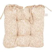 Hearts Seat Pad - Gold