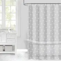 Hearts Shower Curtain - Grey