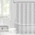 Hearts Shower Curtain - Grey