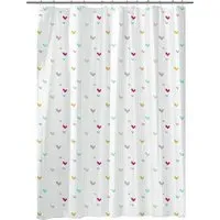Hearts Shower Curtain - Multicolour