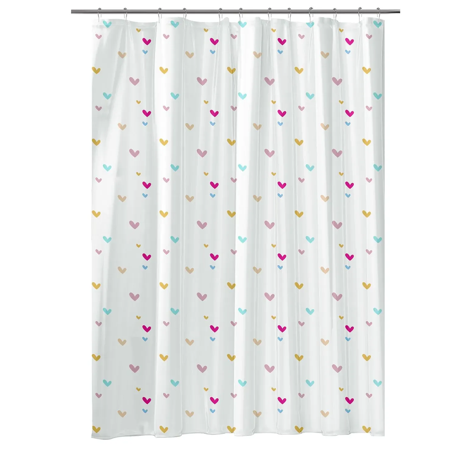 Hearts Shower Curtain - Multicolour image