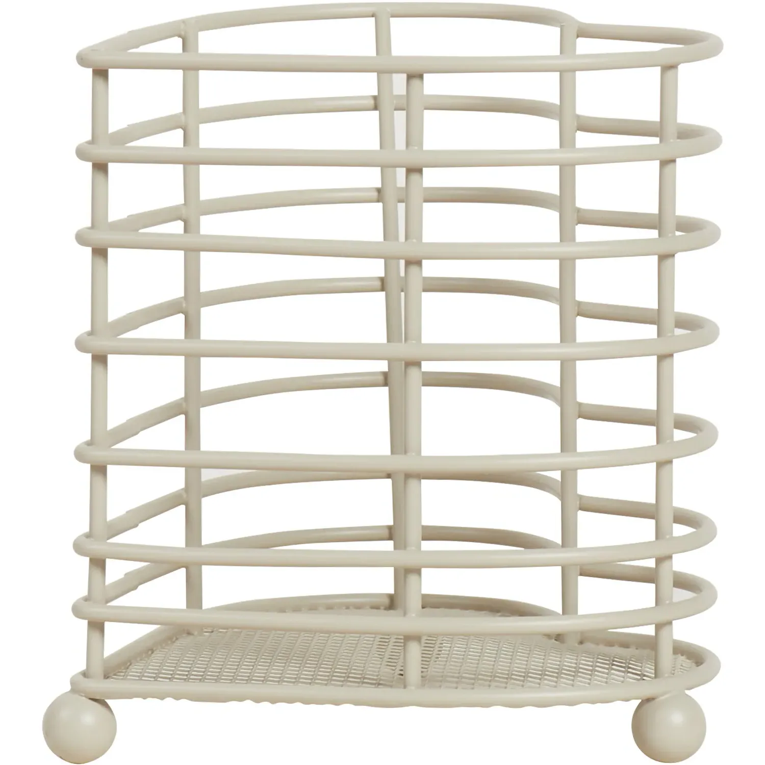 Hearts Utensil Holder - Cream