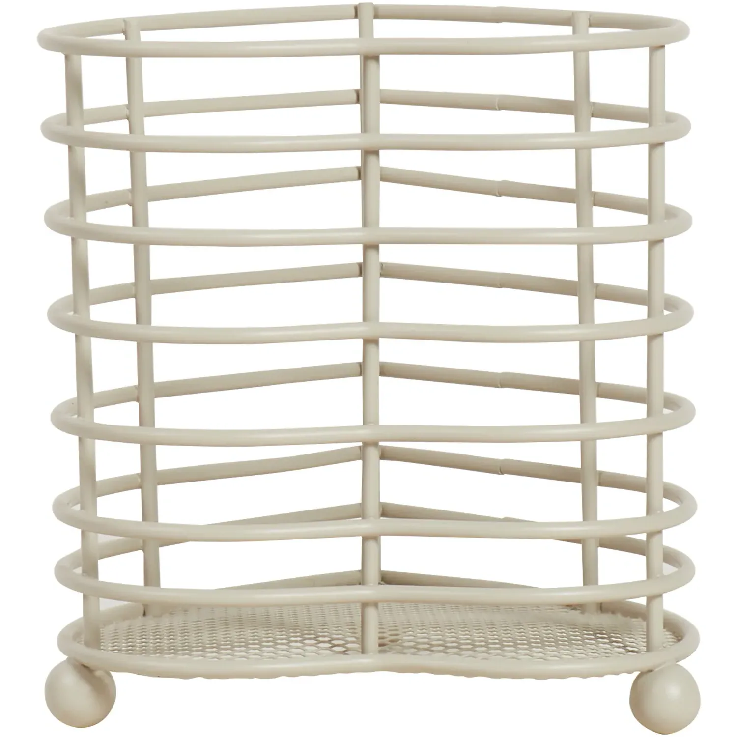 Hearts Utensil Holder - Cream