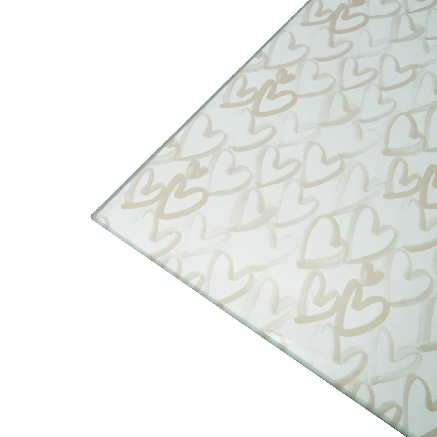 Hearts Worktop Saver - Gold