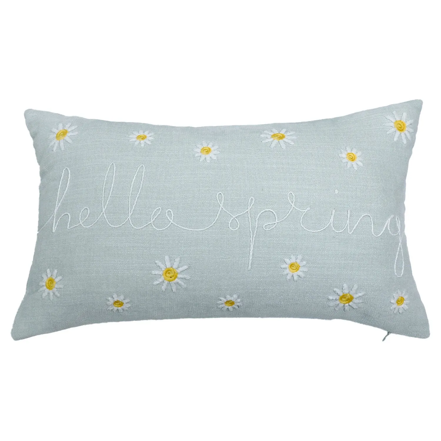 Hello Spring Cushion - Grey
