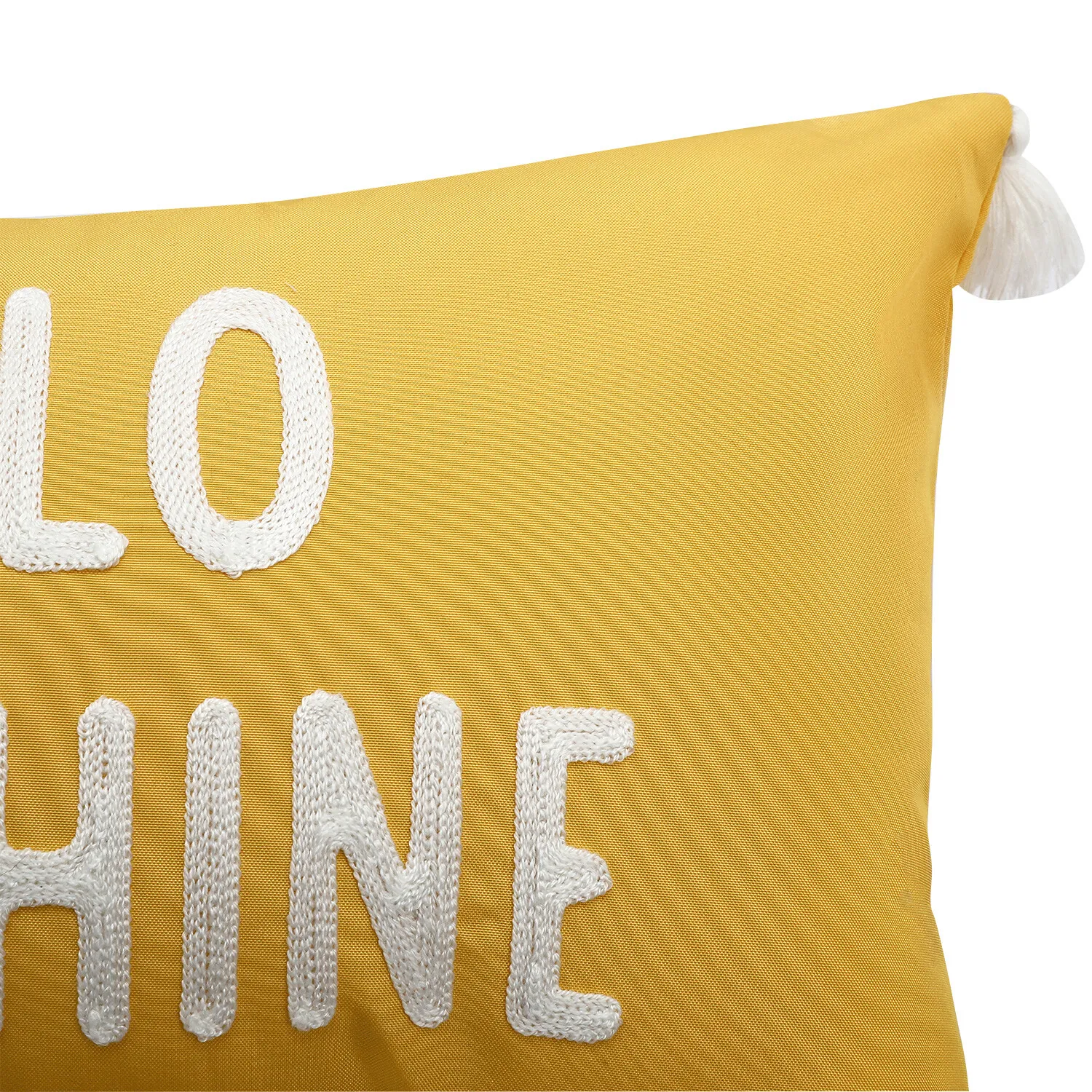 Hello Sunshine Outdoor Cushion - Yellow