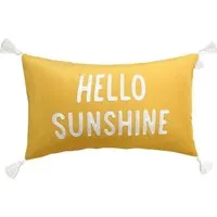 Hello Sunshine Outdoor Cushion - Yellow