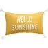 Hello Sunshine Outdoor Cushion - Yellow