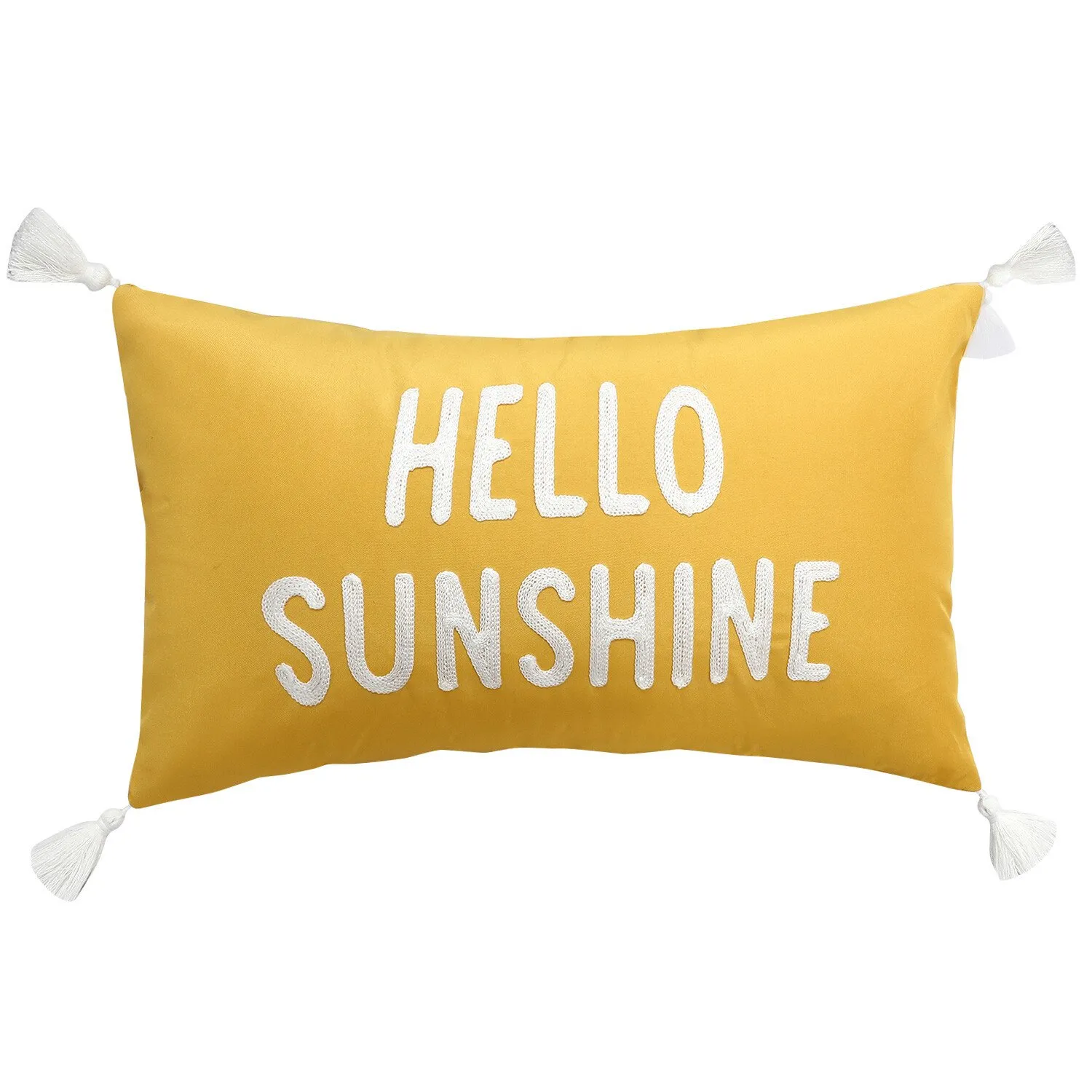 Hello Sunshine Outdoor Cushion - Yellow image