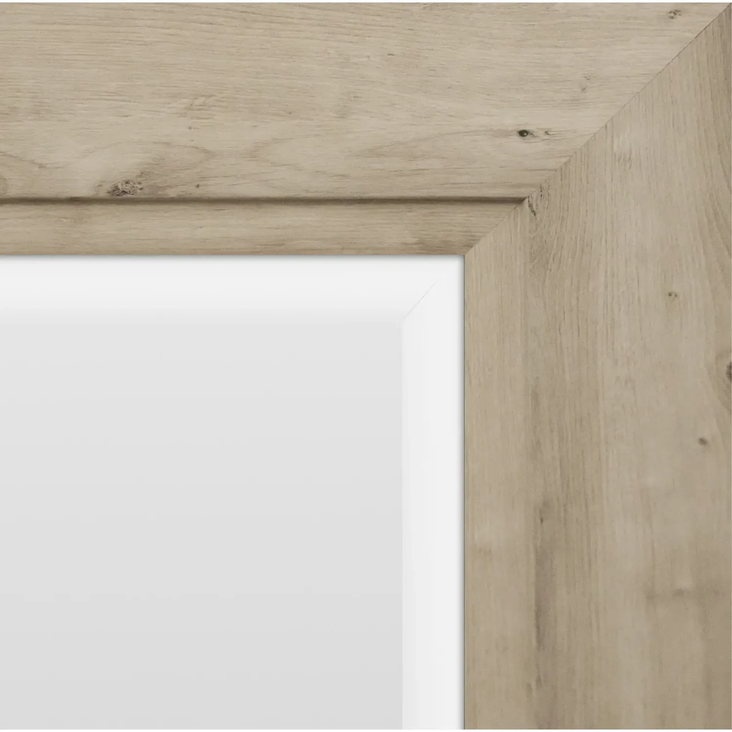 Helmsdale Wood Effect Mirror - Brown