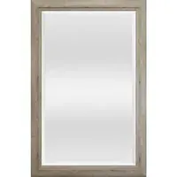 Helmsdale Wood Effect Mirror - Brown