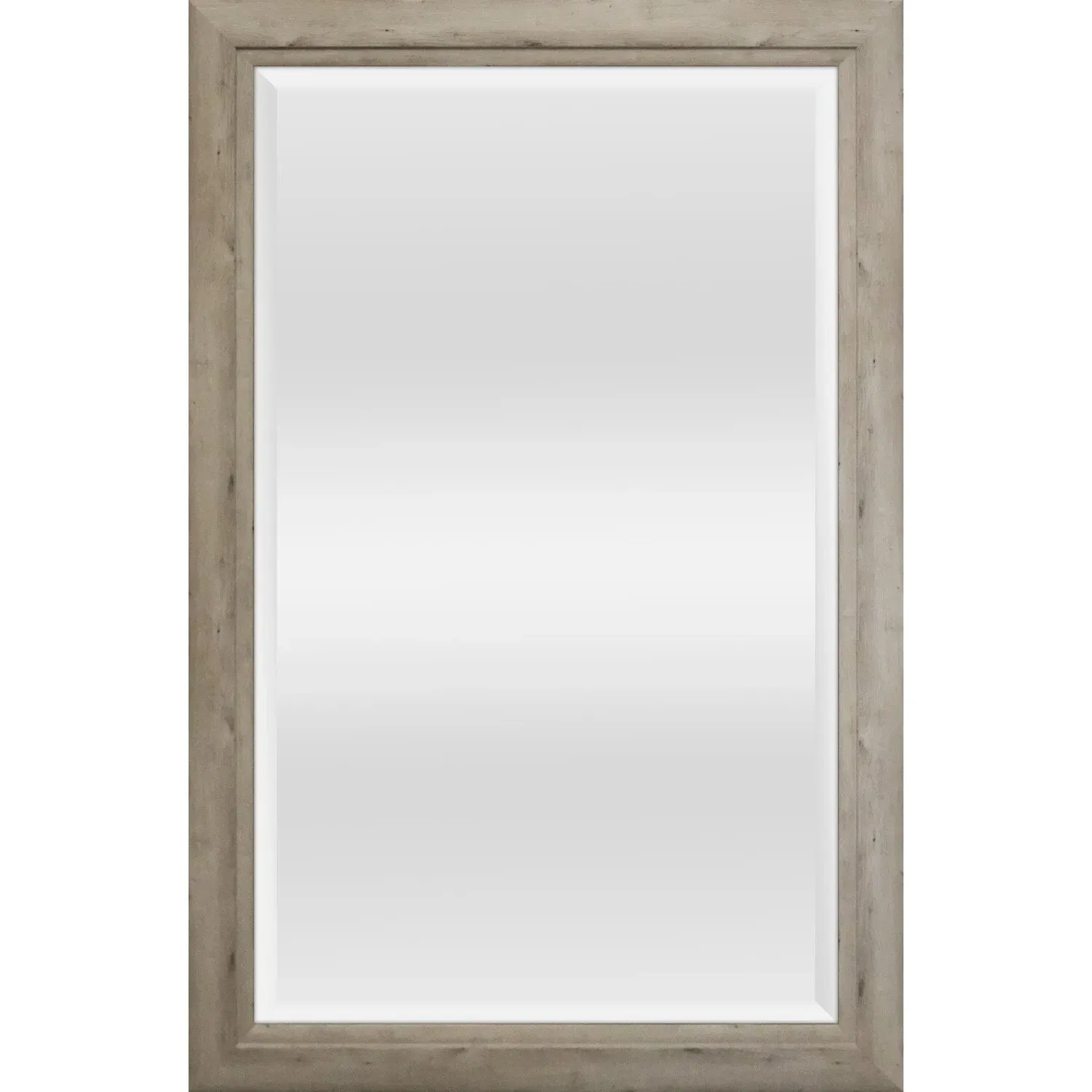 Helmsdale Wood Effect Mirror - Brown